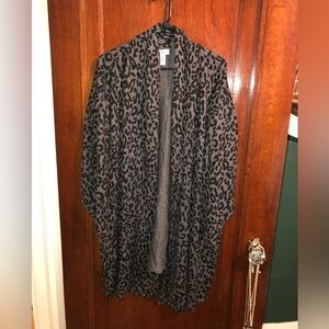Leopard print cardigan
